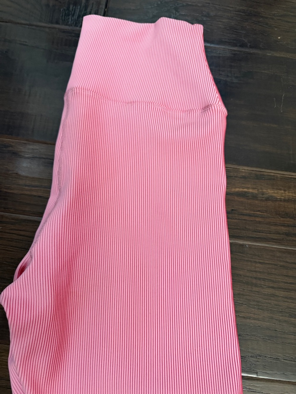 Beach Riot Leggings Pink Ribbed High-Waist Candy Stripe - Picture 6 of 10